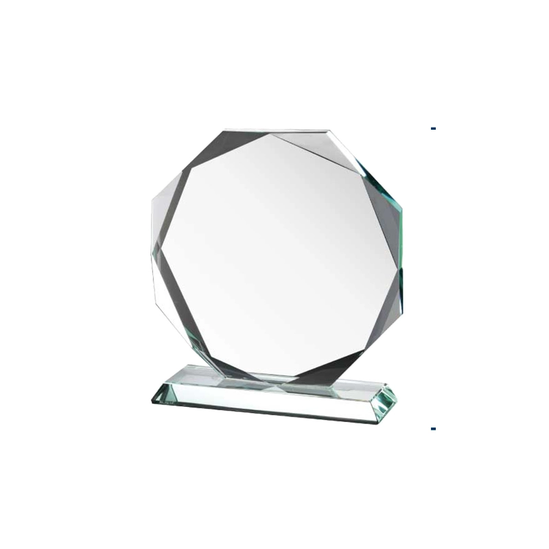 Crista (Small) — Premium Faceted Crystal Award