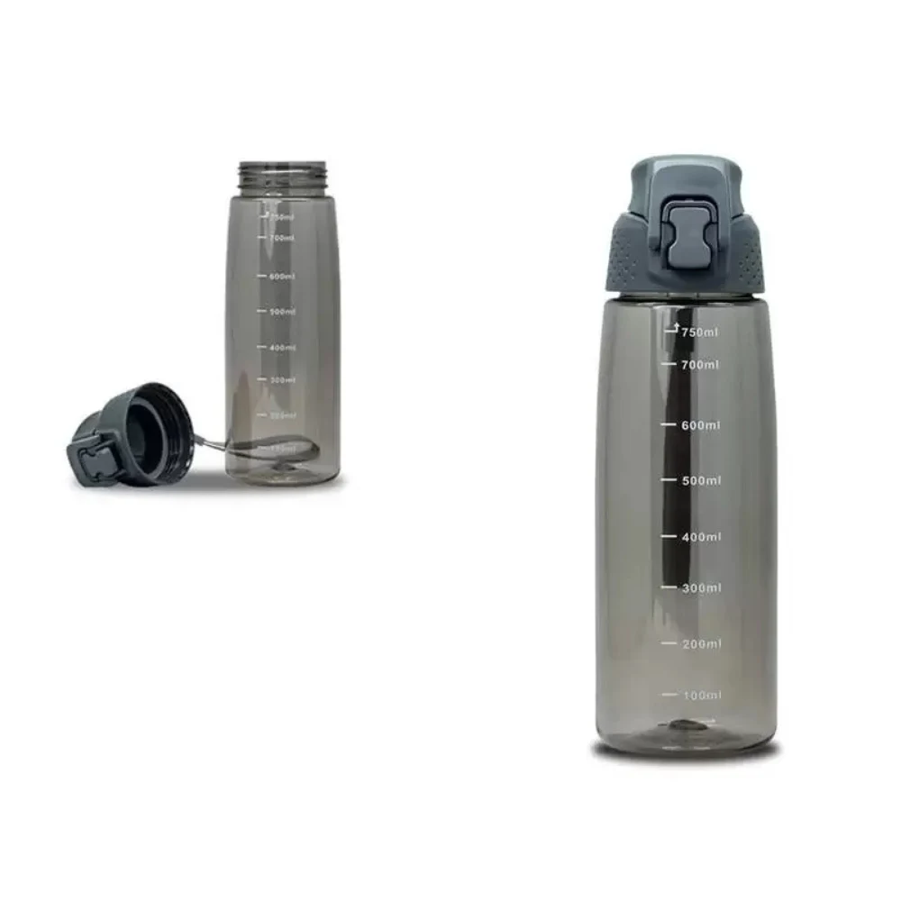 Stubby — Smokey Grey BPA-Free Sports Water Bottle
