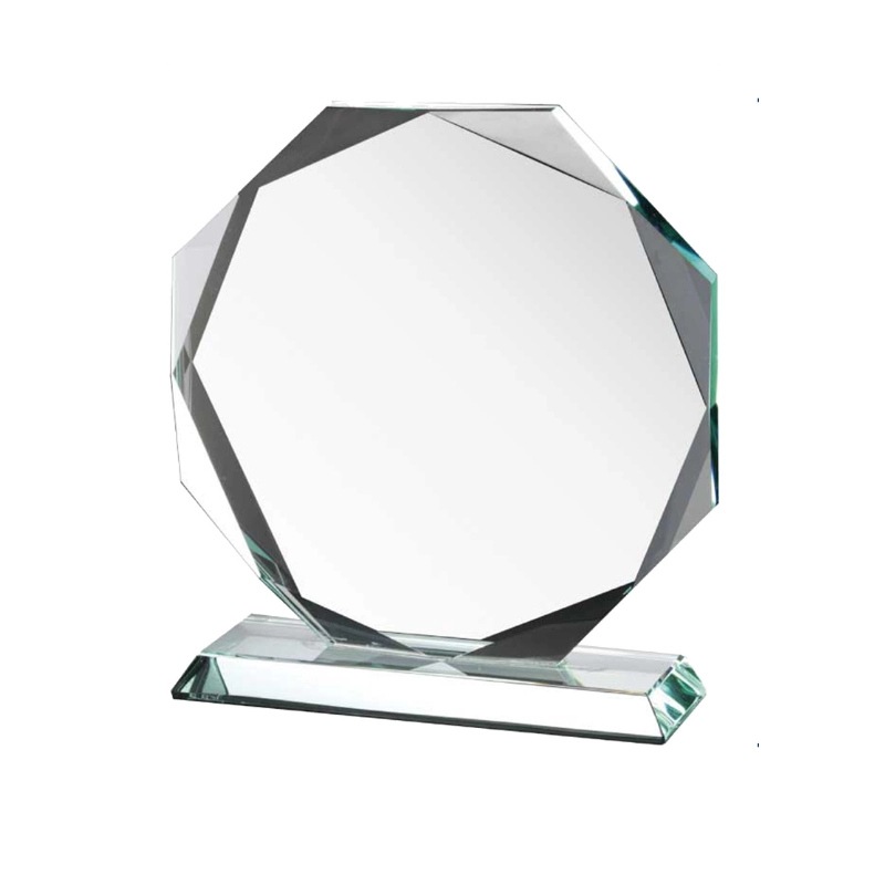 Crista (Large) — Premium Faceted Crystal Award