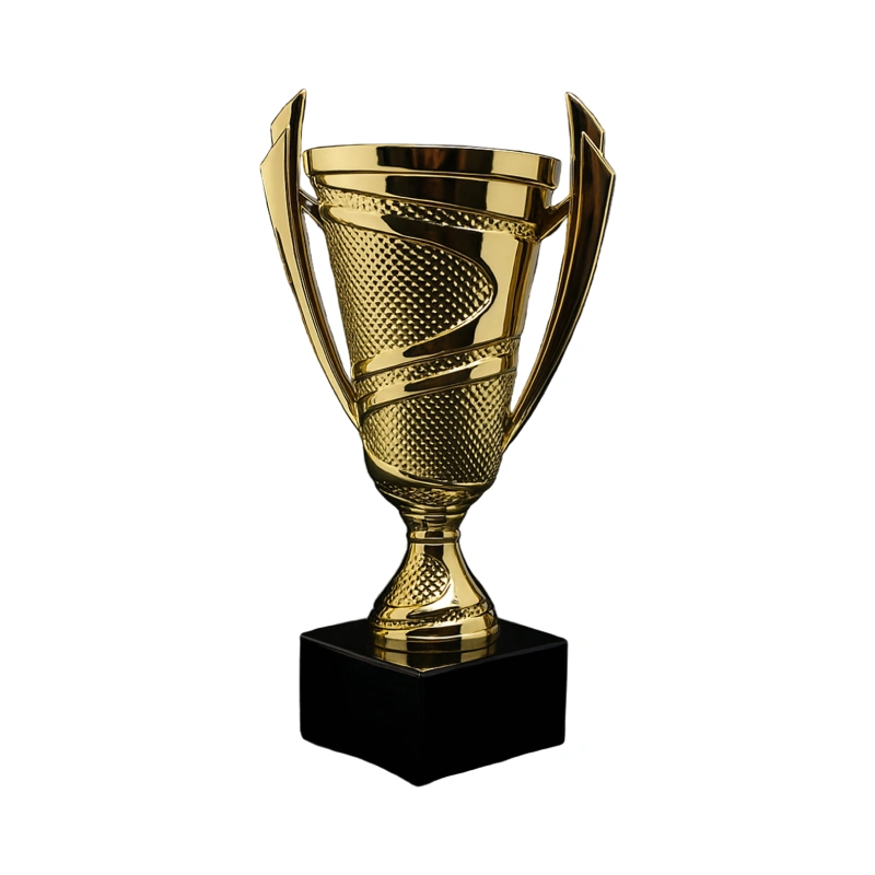 Aura (Large) — Elegant Gold Trophies with Sleek Black Base