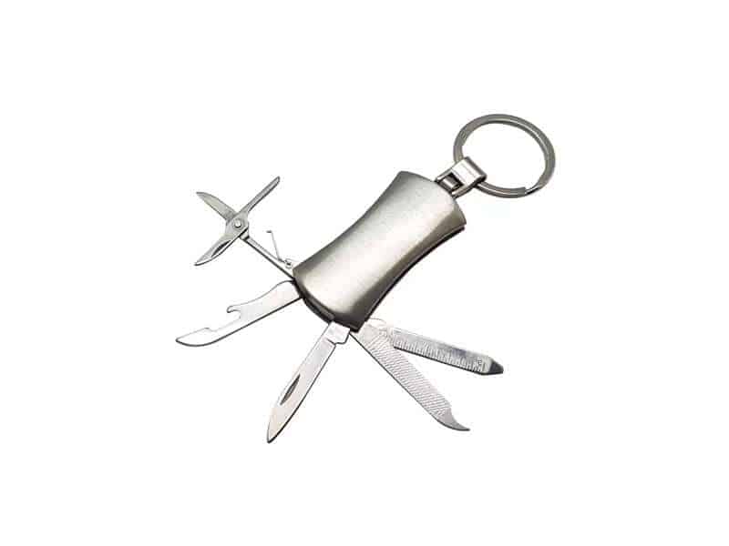 Spade — 7-in-1 Camping Metal Keychain