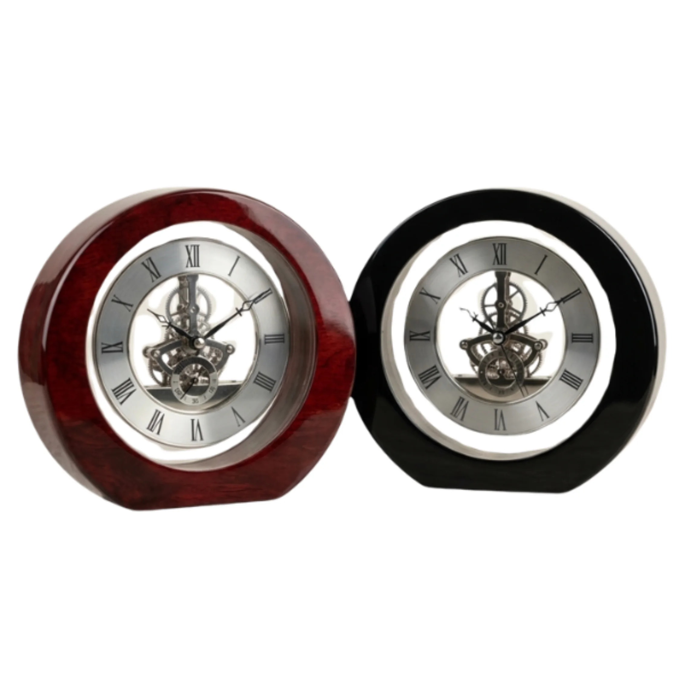 Scac — Open Skeleton Mechanical Style Table Clock