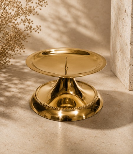 ANAKALITHA Handcrafted Brass Incense Holder