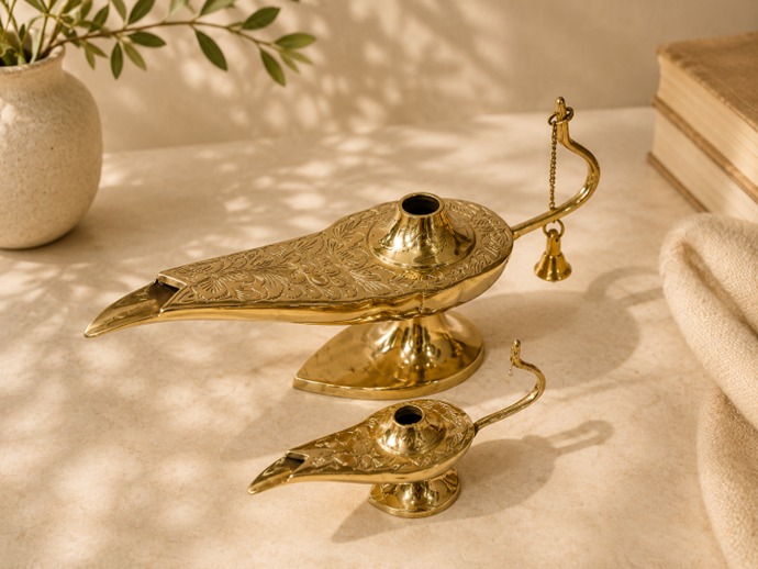 ANAKALITHA Handcrafted Brass Heritage Lamp